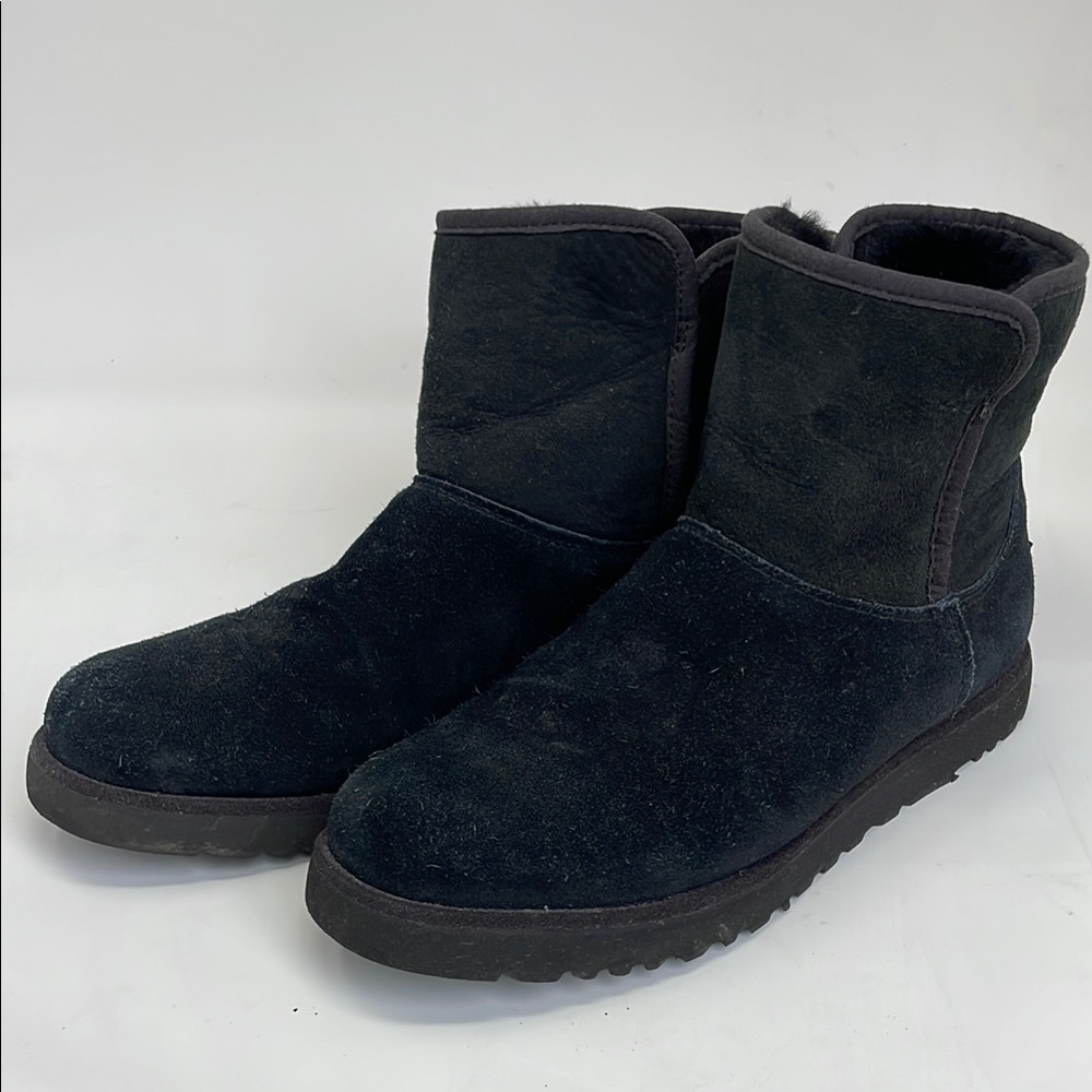 UGG Black Suede Short Boots